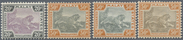 * Malaiischer Staatenbund: 1901, Tiger Definitives With Wmk. Crown CA Complete Set Of 22 Stamps Incl. - Federated Malay States