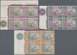 **/* Malaiischer Staatenbund: 1901, Tiger Definitives With Wmk. Crown CA Complete Set Of Eight And Other - Federated Malay States