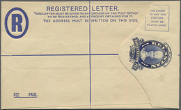 GA Malaiische Staaten - Kelantan: 1937, 15 C Blue Sultan Ismail Registered Postal Stationery Envelope, - Kelantan