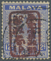 O Malaiische Staaten - Negri Sembilan: Japanese Occupation, General Issues, 1942, NS 12 C. Bright Ultr - Negri Sembilan