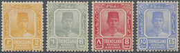 ** Malaiische Staaten - Trengganu: 1921-44 UNISSUED 'Sultan Suleiman' 2c Orange, 6c Grey, 8c Rose And 1 - Trengganu