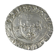 Blanc Aux Couronnelles - Charles VII - France - 2,69 Gr. - TB -  ° 14 AV Et °17 RV - 1422-1461 Karel VII