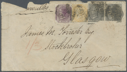 Br Malaiische Staaten - Straits Settlements: 1864. Envelope (opening Faults, Flap Partly Missing) Addre - Straits Settlements