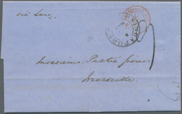 Br Malaiische Staaten - Straits Settlements: Prephilately, 1861, Entire Folded Letter From Penang With - Straits Settlements