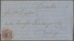 Br Malaiische Staaten - Straits Settlements: 1864. Folded Entire Addressed To Bombay Bearing India SG 5 - Straits Settlements