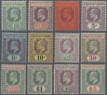 */** Malaiische Staaten - Straits Settlements: 1902, KEVII Definitives With Wmk. Crown CA Complete Set Of - Straits Settlements