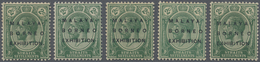 * Malaiische Staaten - Straits Settlements: 1922, Malaya-Borneo Exhibition 2c. Green Wmk. Mult. Crown - Straits Settlements