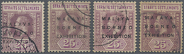 O Malaiische Staaten - Straits Settlements: 1922, Malaya-Borneo Exhibition 25c. Dull Purple And Mauve - Straits Settlements