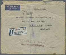 Br Malaiische Staaten - Straits Settlements: 1935, Cover Sent From MALACCA Addressed To London With Dou - Straits Settlements