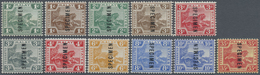 * Malaiischer Staatenbund: 1904/1922, Definitives "Tigers" Mult. Crown CA, 1c. To 35c., Set Of Eleven - Federated Malay States