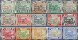 * Malaiischer Staatenbund: 1904/1922, Tiger And Elephant Definitives With Wmk. Mult. Crown CA Complete - Federated Malay States
