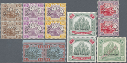 **/* Malaiischer Staatenbund: 1926/1932, Tiger Definitives With Wmk. Mult. Script CA 5c. Brown, 25c. Purp - Federated Malay States