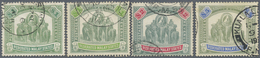 O Malaiischer Staatenbund: 1925/1926, Elephant Definitives With Wmk. Mult. Script CA $1 (two Shades) T - Federated Malay States