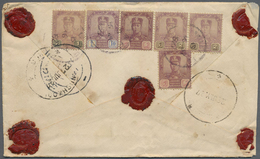 Br Malaiische Staaten - Johor: 1927: 'Sultan Sir Ibrahim' 10c. Dull Purple & Blue Along With Five Other - Johore