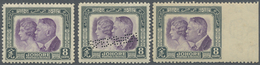 **/* Malaiische Staaten - Johor: 1935, 50th Anniv. Of Treaty Relations With GB 8c. Bright Violet And Slat - Johore