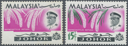 ** Malaiische Staaten - Johor: 1965, Orchids 15c. 'Rhynchostylis Retusa' With GREEN OMITTED (face Value - Johore