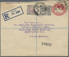 GA Malaiische Staaten - Negri Sembilan: 1926 Postal Stationery Envelope 6c. Of Fed. Malay States Used R - Negri Sembilan