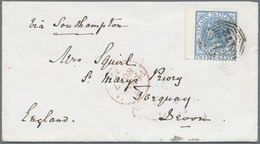 Br Malaiische Staaten - Penang: 1877 Cover To Torquay, England Via Southampton Franked By Straits Settl - Penang