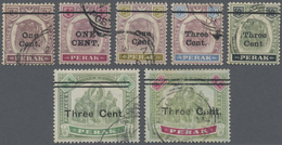 O Malaiische Staaten - Perak: 1900, Tiger Head And Elephants Definitives Complete Set Of Seven Fine Us - Perak