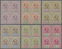 ** Malaiische Staaten - Sarawak: 1899/1908, Sir Charles Brooke Complete Set Incl. The Unissued 5c. In B - Andere & Zonder Classificatie