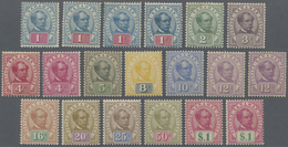 **/* Malaiische Staaten - Sarawak: 1899/1908, Sir Charles Brooke Complete Set Incl. Several Additional Sh - Andere & Zonder Classificatie