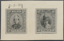 (*) Malaiische Staaten - Perak: 1938-41 Two Different Photographic Essays In B/w For A New Sultan Iskand - Perak