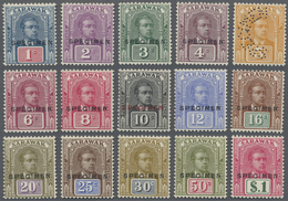 * Malaiische Staaten - Sarawak: 1928/1929, Sir Charles Vyner Brooke On Watermarked Paper Complete Set - Other & Unclassified