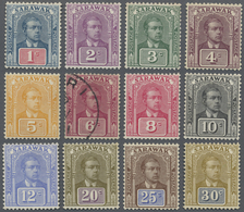 */O Malaiische Staaten - Sarawak: 1928/1929, Sir Charles Vyner Brooke On Watermarked Paper 12 Different - Other & Unclassified