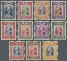 ** Malaiische Staaten - Sarawak: 1934, Sir Charles Vyner Brooke Complete Set Of 26 Mint Never Hinged, S - Other & Unclassified