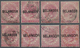 O Malaiische Staaten - Selangor: 1883/1885, Straits Settlements QV 2c. Pale Rose With Wmk. Crown CA Ei - Selangor