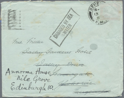 Br Malaiische Staaten - Selangor: 1936, Crash Mail SCIPIO, Cover From SEMENYIH, 13.AU 1936, Destined To - Selangor