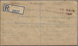 Br Malaiische Staaten - Selangor: 1939, Crash Mail CENTURION, Registered Cover From Klang, 10.JUN 39, A - Selangor