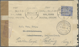 Br Malaiische Staaten - Selangor: 1942, 15 C Ultramarin With Perfin "H B & Co." (Harrisons, Barker & Co - Selangor