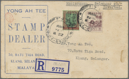 Br Malaiische Staaten - Selangor: General Issues, The Malaya $5 Invert On Cover (minimal Stains): 1942, - Selangor