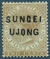 * Malaiische Staaten - Sungei Ujong: 1881 2c. Brown, Wmk Crown CC, Optd. "SUNGEI/UJONG" Of Types 10+13 - Sonstige & Ohne Zuordnung