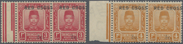 */** Malaiische Staaten - Trengganu: 1917, RED CROSS: Sultan Zain Ul Ab Din 3c. Carmine-red And 4c. Orang - Trengganu