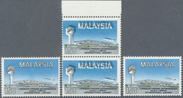 ** Malaysia: 1965, Opening Of International Airport Kuala Lumpur 15c. With YELLOW-GREEN OMITTED (part O - Malesia (1964-...)