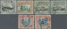 O Nordborneo: 1897/1902, Pictorial Definitives Set Of 20 Incl. All Different Colours And The Two Corre - North Borneo (...-1963)