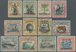 * Nordborneo: 1901/1905, Pictorial And Coat Of Arms Definitives Optd. 'BRITISH PROTECTORATE' Complete - Noord Borneo (...-1963)