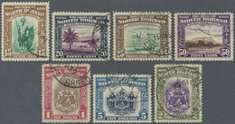 O Nordborneo: 1939, Pictorial And Coat Of Arms Definitives Complete Set Fine Used But Minor Blemishes - North Borneo (...-1963)