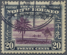 O Nordborneo: Japanese Occupation,  1942, 20 C. With Black Overprint, Used (SG Cat.  £800.-). - Noord Borneo (...-1963)