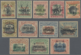 * Nordborneo - Portomarken: 1902/1912, Pictorial Definitives With Opt. 'BRITISH PROTECTORATE' In Diffe - Noord Borneo (...-1963)