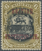 * Nordborneo - Portomarken: 1902-12 6c. Black & Bistre-brown With Central Overprint "POSTAGE DUE" INVE - Nordborneo (...-1963)