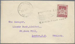 Br Malaiische Staaten - Kelantan: 1925, 6c. Claret, Single Franking On Cover To London, Oblit. By Machi - Kelantan