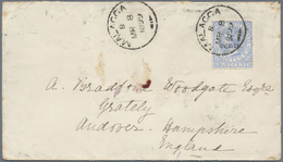 Br Malaiische Staaten - Malakka: 1899, 4 Cents On 8c. Ultramarine, Single Franking On Cover From "MALAC - Malacca