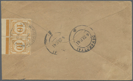 Br Malaiische Staaten - Penang: 1941, Incoming Unpaid Cover From "DEVAKOTTAI 4 SEP 41" (India) To Bayan - Penang