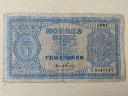 5 Korone 1952 - Norway