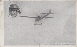 Aviation - Aviateur Bathiat Sur Aéroplane Monoplan Sommer En Vol - 1911 Cachet Bar Le Duc - Piloten