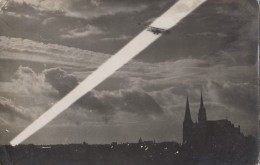 Aviation - Avion Vol De Nuit - Ville Cathédrale - Lumière - Surréalisme - 1914-1918: 1ère Guerre