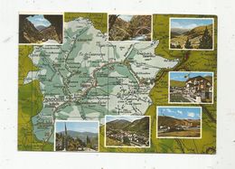 Carte Géographique , VALLS D'ANDORRA ,multi Vues , VIERGE , Ed : Apa, N° 51 - Landkarten